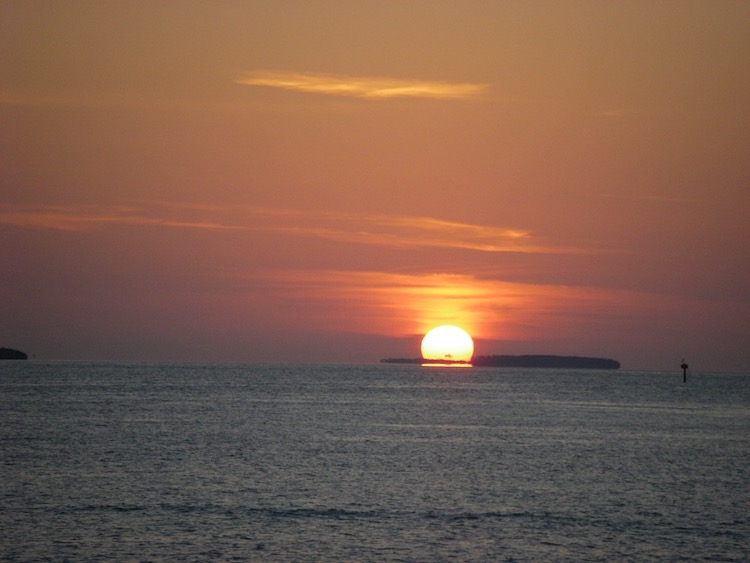 photo of an amazing Key West sunset