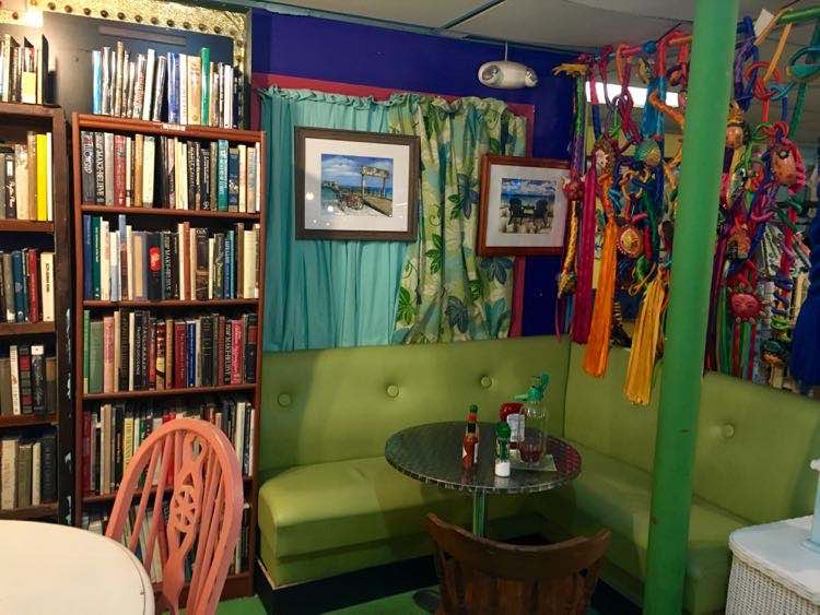 eclectic interior of Ginny's and Jane E's in Anna Maria Island