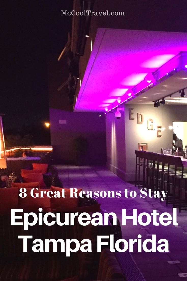 Epicurean Hotel Tampa focuses on curating connoisseur experiences, reflected in their tagline of Awaken Appetites Unknown. The property is inspired by the founder of Bern’s Steakhouse (across the street) which houses one of the world’s largest wine collections (over a half million bottles).