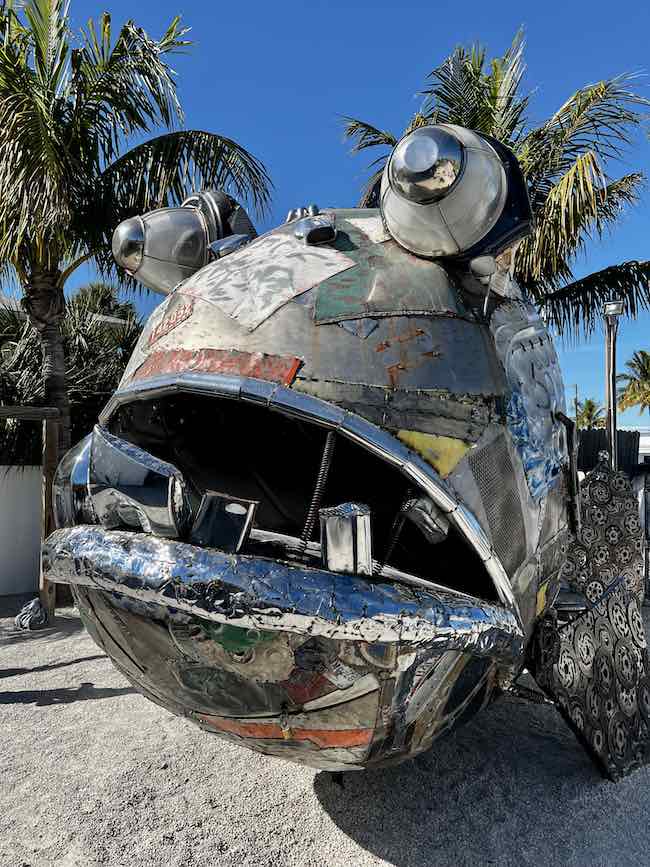 Ugly Grouper statue in AMI